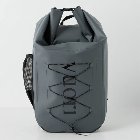 Vuori Dry Bag Back Pack Charcoal Black Rubber Waterproof New Multi Pocket - Picture 2 of 15